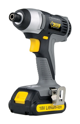 [2504678] Steel Grip 18V 1/4 in. Cordless Drill/Driver Kit (Battery & Charger)
