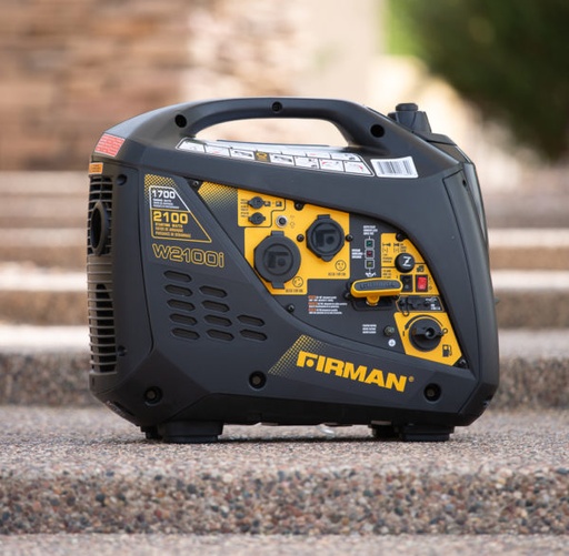 [3002926D] Firman W01784 Portable Inverter Generator 2100w/1700w Recoil Start 30a Gasoline