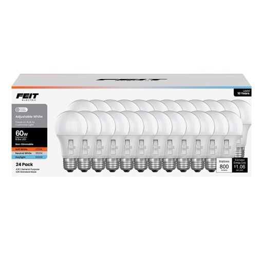 [3018679] FT LED A19 AW 60W 24PK