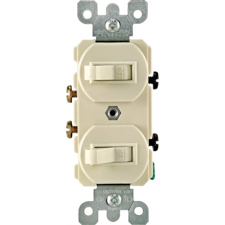 [3235181] COMBINATION TWO SWITCHES IVORY