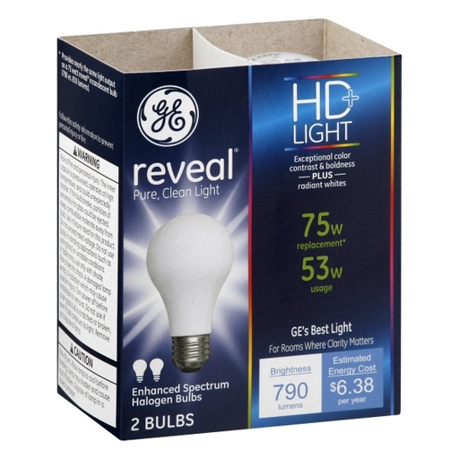 [3392669] BULB HAL REV 53W SW 2PK