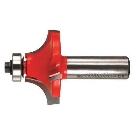 [34126F] Freud 1-5/8 in. D X 1/2 in. X 2-3/4 in. L Carbide Rounding Over Router Bit