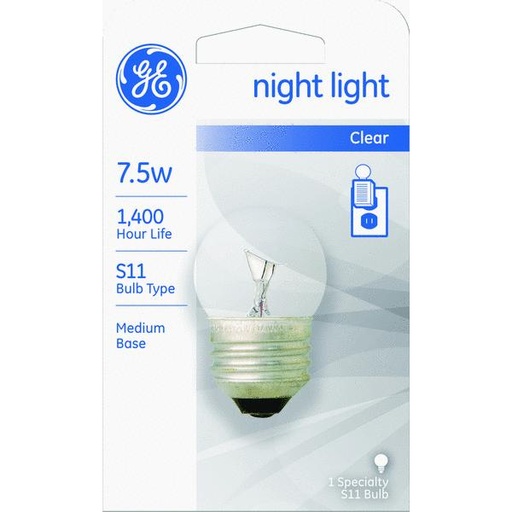[35586] BULB 7-1/2S CLEAR GE