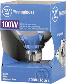 [3560919] Westinghouse 100 W Reflector Incandescent Bulb E26 (Medium) Blue 1 Pk
