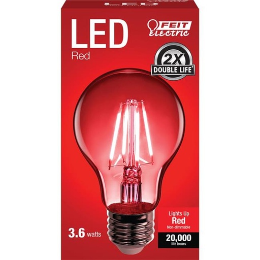 [3765088] LED A19 E26 RED 30W