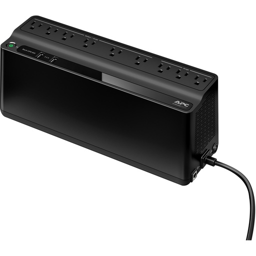[3803780] APC by Schneider Electric Back-UPS BE850M2, 850VA, 2 USB Charging Ports, 120V - 8 Hour Recharge - 120 V AC Input - 120 V AC Output - 9 X NEMA 5-15R