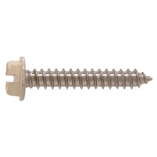 [40004450B] Hillman #8 5/8 in. Slotted Hex-Head Sheet Metal Screws (20-Pack)