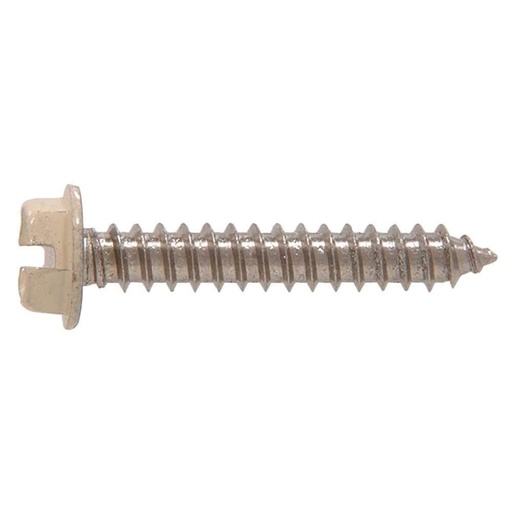 [40004451C] #8 3/4 in. Slotted Hex-Head Sheet Metal Screws (20-Pack)