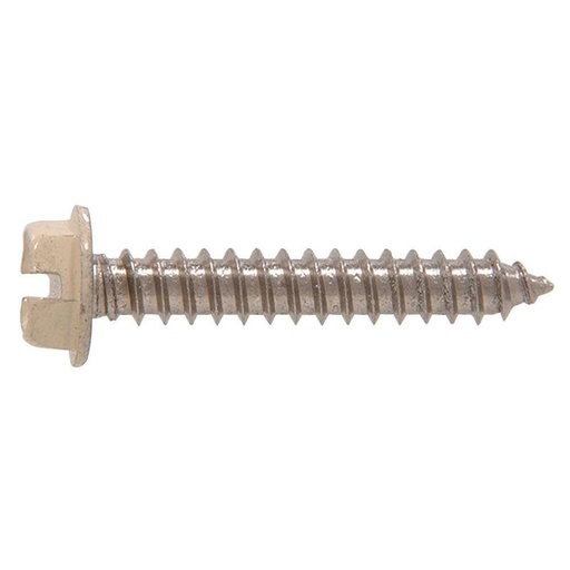 [40004452D] #8 1 in. Slotted Hex-Head Sheet Metal Screws (20-Pack)
