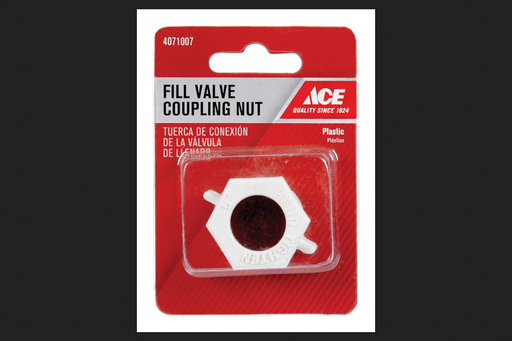 [4071007] Ace Fill Valve Coupling Nut White Plastic