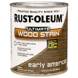 [420007483] Rust-Oleum 260146 Ultimate Interior Wood Stain, 1 Qt, Early American
