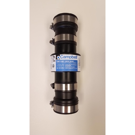 [43569] Campbell 1-1/2 in. D X 1-1/4 in. D Plastic Swing Check Valve