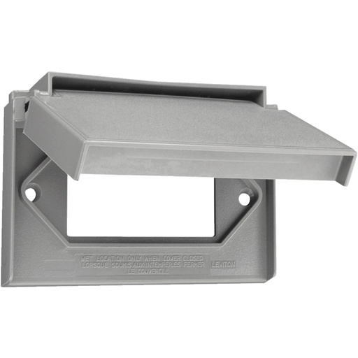 [450010103] Leviton Decora Rectangle Thermoplastic 1 Gang GFCI Cover