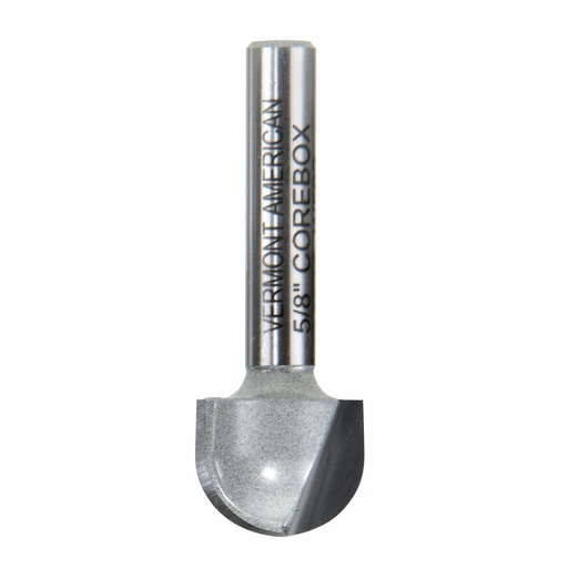 [475003385] Vermont American 5/8 in. D X 5/8 in. X 1-3/4 in. L Carbide Tipped Core Box Router Bit