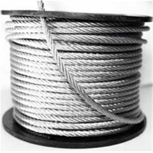[5004898] Baron 1/4 in. D X 250 Ft. L Galvanized Steel Cable
