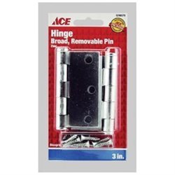 [5296579] Ace 3 in. L Zinc-Plated Broad Hinge 2 Pk