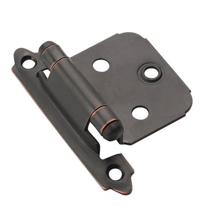 [5384441] Amerock 1-13/16 in. W X 2-3/4 in. L Oil Rubbed Bronze Steel Self-Closing Hinge 2 Pk
