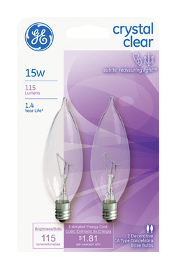 [560979] 15W CLR BENT TIP BULB.