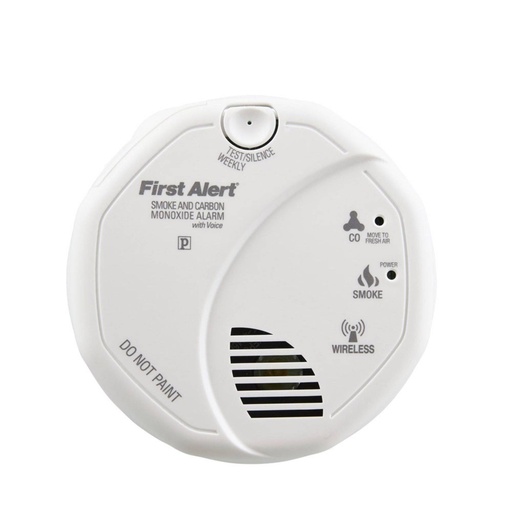 [5975065] First Alert Wireless Battery Powered Interconnection Photoelectric Smoke & Carbon Monoxide Detector (FAT1039839)