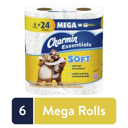 [6034658] CHARMIN MEGA ROLL 6PK