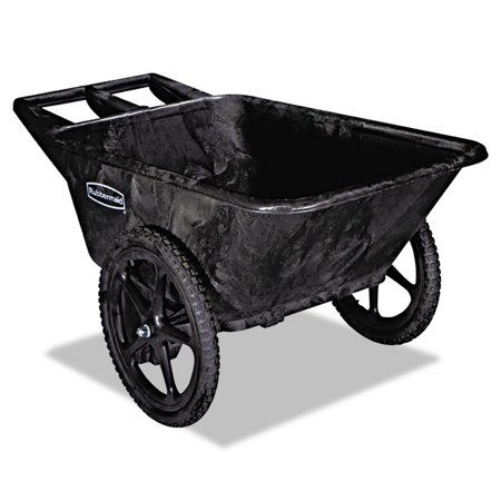 [7001803] Big Wheel Agriculture Wheelbarrow, 300 Lb Capacity, 32.75" X 58" X 28.25", Black
