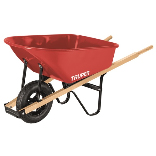 [7019356] Truper Steel Wheelbarrow 6 Cu Ft