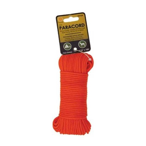 [7023336] Koch Industries 5/32 in. D X 100 Ft. L Orange Diamond Braided Paracord Rope