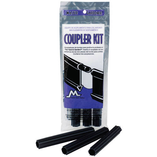[7106610] Master Mark Original 5.25 in. H Plastic Black Edging Coupler Kit