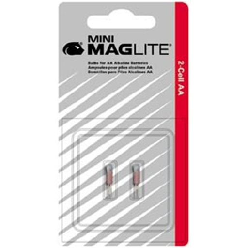 [805033] 2PK AA MINI MAG BULB.