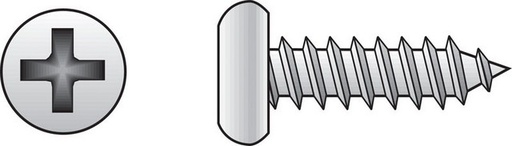 [823326] 18-8 PN PHL SMS 12X2 1/2