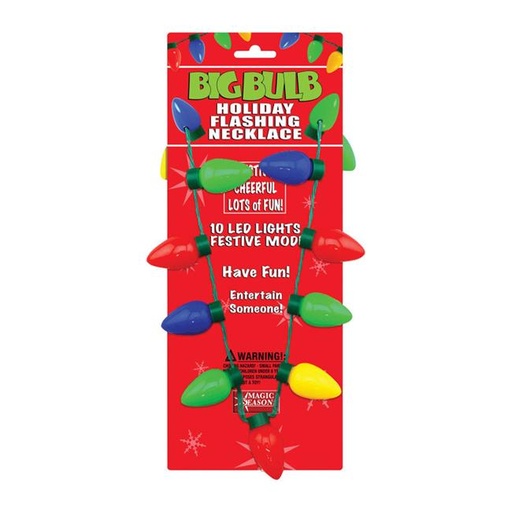[9335100] BIG BULB FLASH NECKLACE