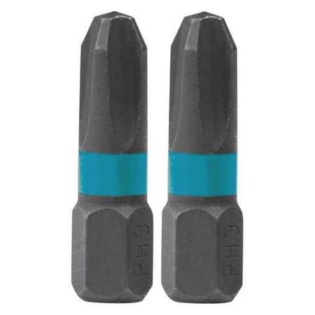 [A96481] Makita a-96481 ImpactX #3 Phillips 1 Inch Insert Bit  2 per Package