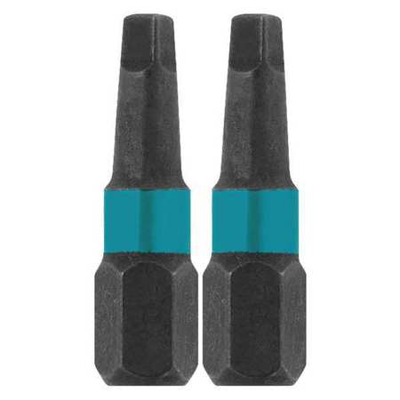 [A96512] Makita a-96512 ImpactX #2 Square Recess 1" Insert Bit, 2/pk