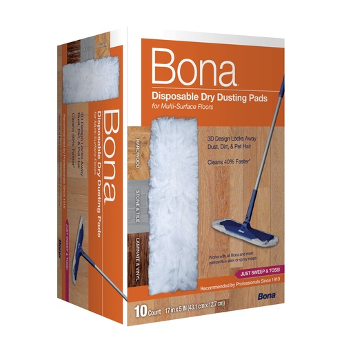 [AX0003512] BONA DISP. DUST CLOTH 10PK