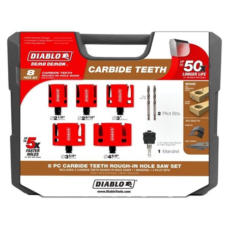[DHS1375CTR] DB 1-3/8 TCT ROUGH-IN HOLE SAW