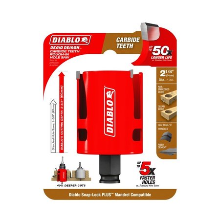 [DHS2750CTR] DB 2-3/4" TCT ROUGH-IN HOLE SAW