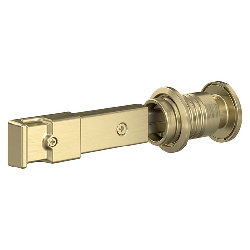 [N700152] BARN DOOR LOCK BRUSHED GOLD