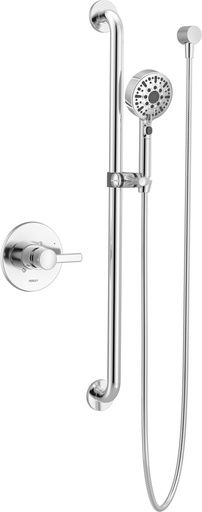 [PTT24347] Peerless PTT24347 Precept Tub and Shower Trim Package with 1.5 GPM Multi Function Shower Head - Less Rough in Chrome Showers Tub and Shower Pressure