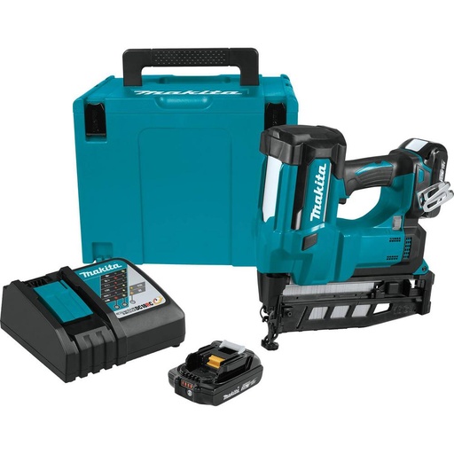 [XNB02RJ] MAKITA 18V FINISH NAILER KIT G16