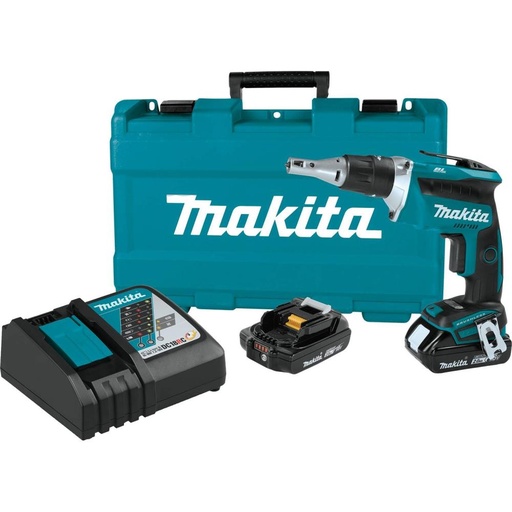 [XSF03R] Makita XSF03R 18V LXT Lithium-Ion COMPACT Brushless Cordless Drywall Screwdriver Kit 2.0Ah