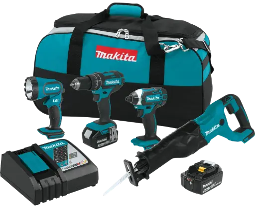 [XT440] MAKITA  18V LXT 4PC COMBO KIT