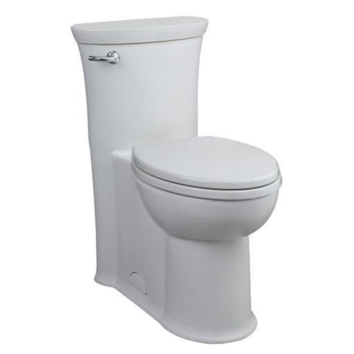 [2786128.020] American Standard 2786.128 Tropic Elongated One-Piece Toilet with Concealed Trapway EverClean Surface PowerWash Rim and Right Height Bowl - Includes 