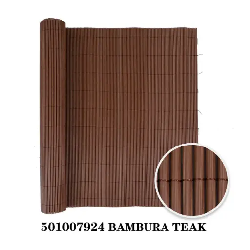 [501007924] ROLLO PVC BAMBURA TEAK 118"x78"