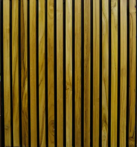 [142001105] SLAT PANEL TECA BARNIZ 24"X10'